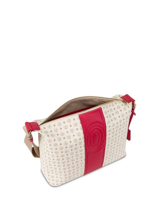 Pollini Borsa A Spalla Heritage 70th Anniversary Avorio/rosso Saldi Di Fabbrica