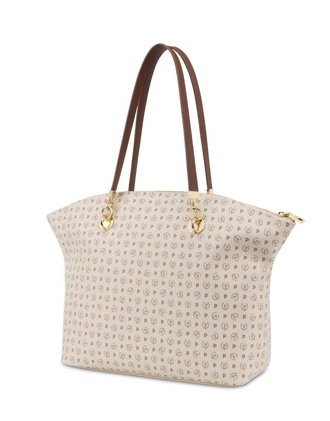 Pollini Tote Bag Heritage 70th Anniversary Avorio/marrone Vendite Flash