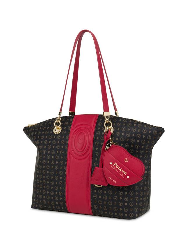 Pollini Tote Bag Heritage 70th Anniversary Nero/rosso 2025