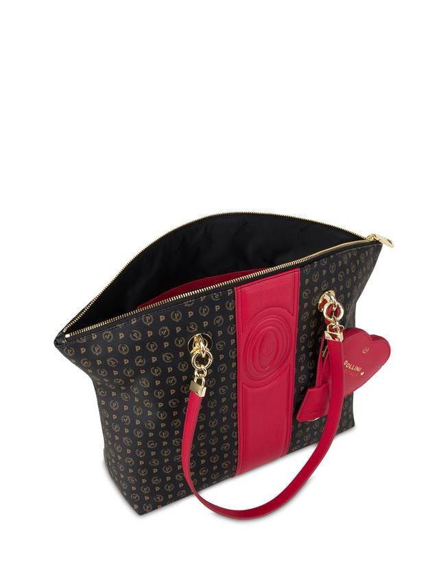 Pollini Tote Bag Heritage 70th Anniversary Nero/rosso 2025