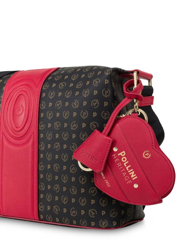 Pollini Borsa A Spalla Heritage 70th Anniversary Nero/rosso Italy