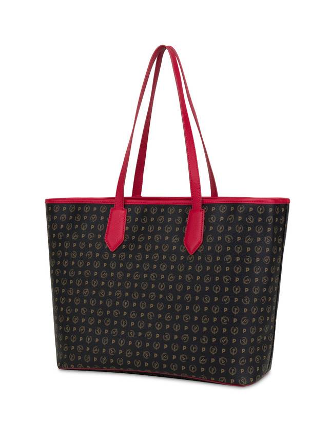Pollini Shopping Bag Heritage 70th Anniversary Nero/rosso Italia