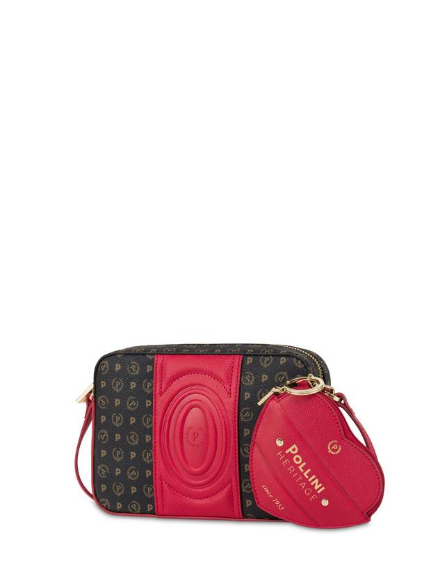 Pollini Borsa A Tracolla Heritage 70th Anniversary Nero/rosso 2025