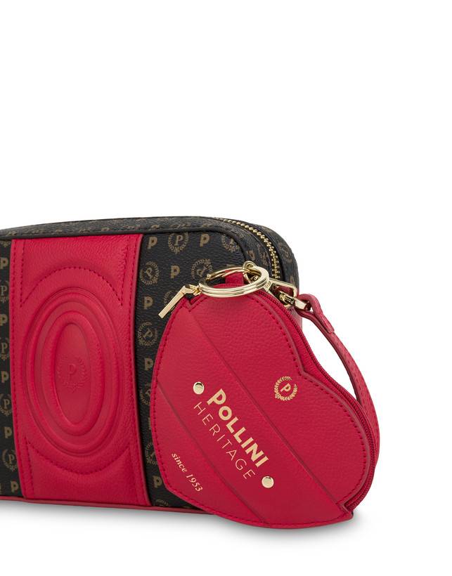 Pollini Borsa A Tracolla Heritage 70th Anniversary Nero/rosso 2025