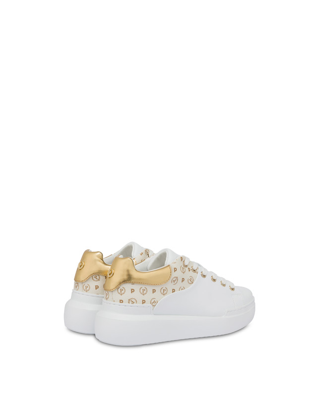 Pollini Sneakers Carrie Heritage Avorio/bianco/oro Fino Al -60%