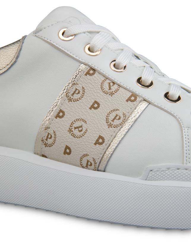 Pollini Sneaker Avorio/platino/bianco Shopping Online