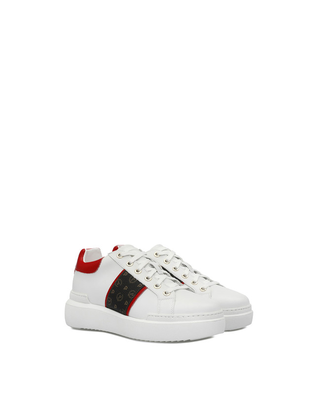 Pollini Sneaker Nero/lacca/bianco Affare Del Giorno