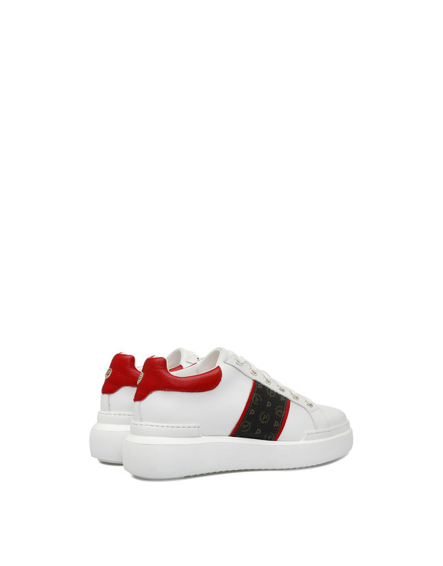 Pollini Sneaker Nero/lacca/bianco Affare Del Giorno