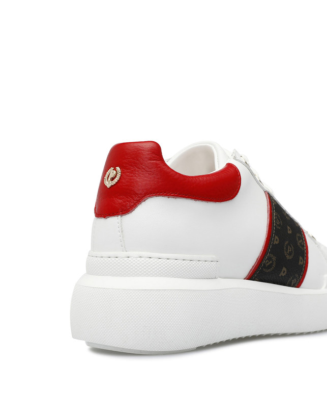 Pollini Sneaker Nero/lacca/bianco Affare Del Giorno
