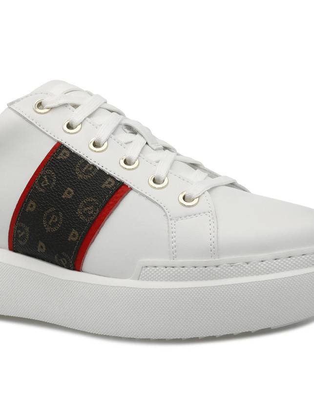 Pollini Sneaker Nero/lacca/bianco Affare Del Giorno