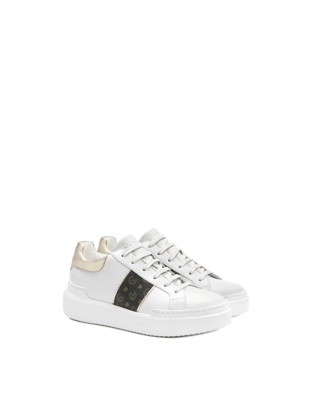 Pollini Sneaker Nero/platino/bianco Prezzo Ridotto
