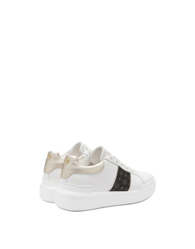 Pollini Sneaker Nero/platino/bianco Prezzo Ridotto