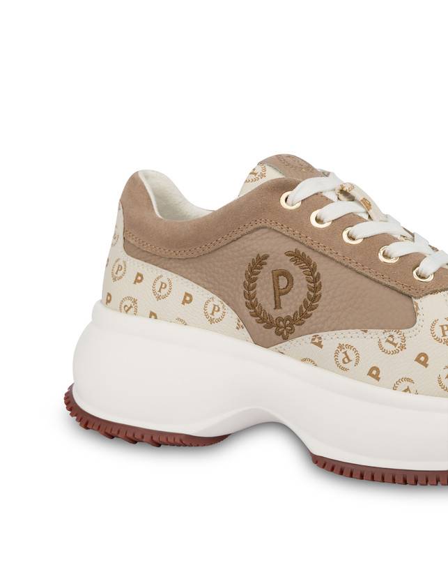 Pollini Sneakers Pong Heritage Avorio/avorio Sconto