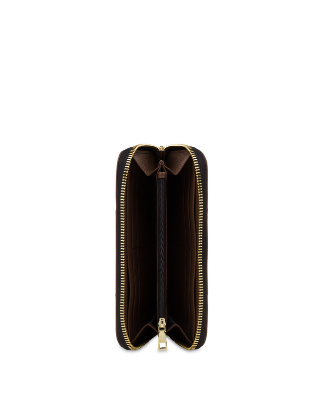 Pollini Portafoglio Zip Around Heritage 70th Anniversary Nero/marrone Outlet