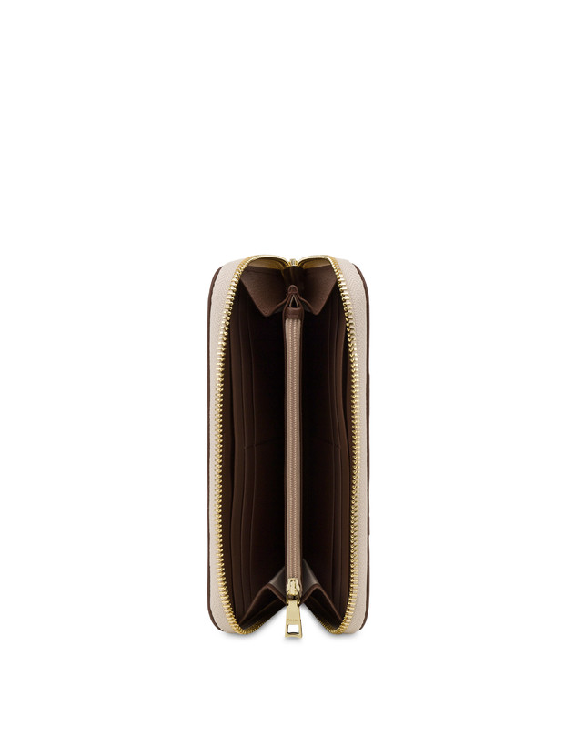 Pollini Portafoglio Zip Around Heritage 70th Anniversary Avorio/marrone Offerte