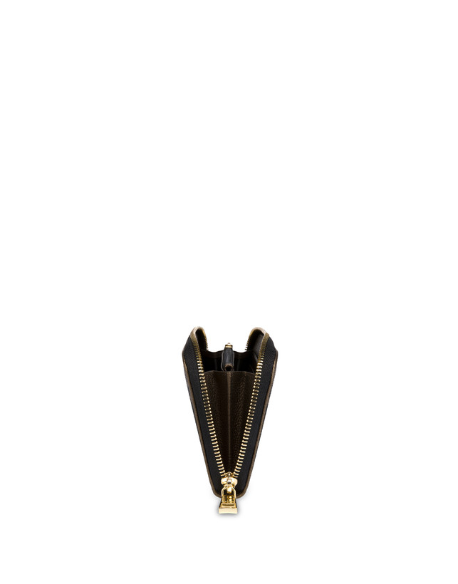 Pollini Portafoglio Con Zip Special Heritage. Avorio/nero/bronzo Negozio