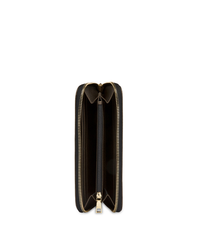 Pollini Portafoglio Con Zip Special Heritage. Avorio/nero/bronzo Negozio