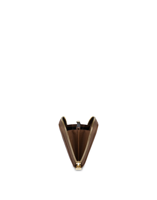 Pollini Portafoglio Zip Around Heritage Logo Classic Multicolor/marrone Moda