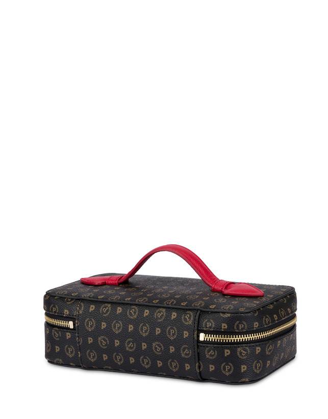 Pollini Borsa Beauty Heritage Medium Nero/lacca In Linea