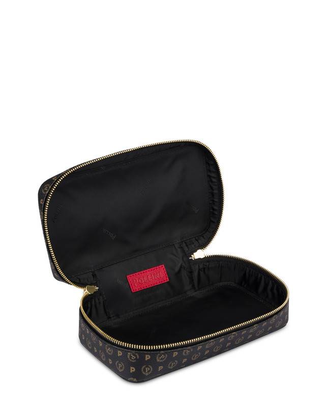 Pollini Borsa Beauty Heritage Medium Nero/lacca In Linea
