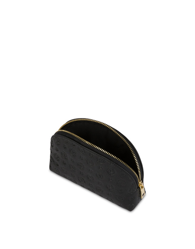 Pollini Pouch Heritage Logo Embossed Nero Vendita