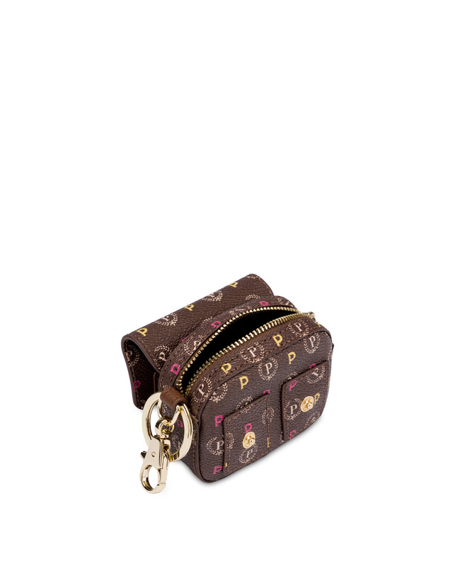 Pollini Charm Mini Borsa A Spalla Heritage Multicolor/marrone Spedizione Gratuita