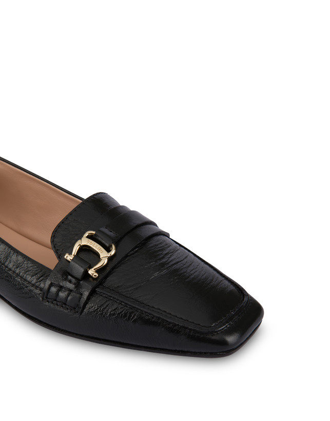 Pollini Mocassini In Naplak Uptown Nero Affare Del Giorno