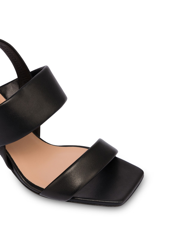 Pollini Sandali In Nappa Imbottita Nero Hotsell