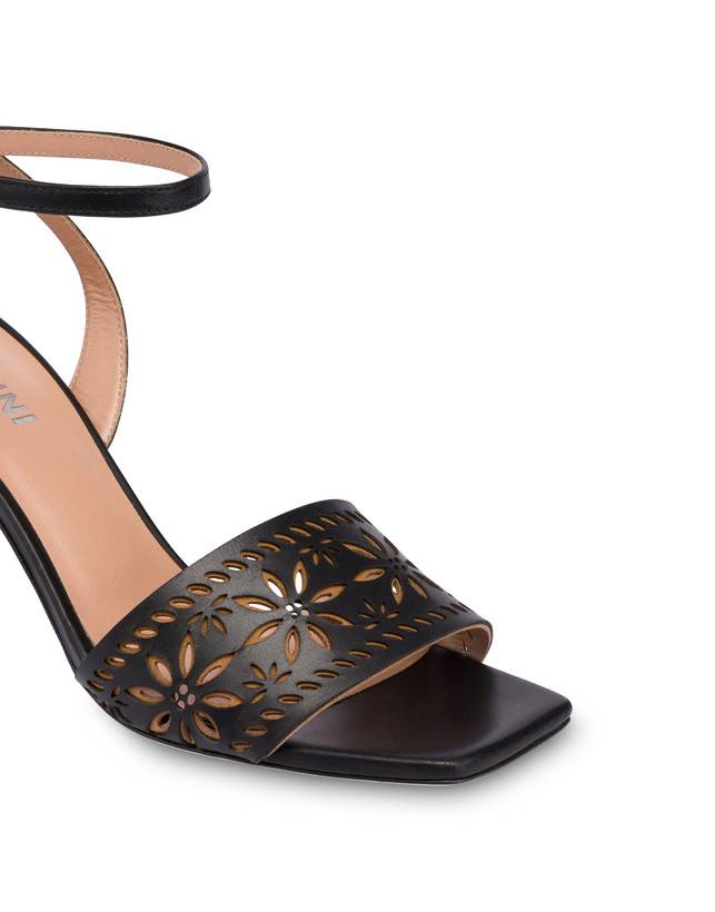 Pollini Sandali In Vitello Con Intagli Desert Rose Nero ACQUISTA ORA