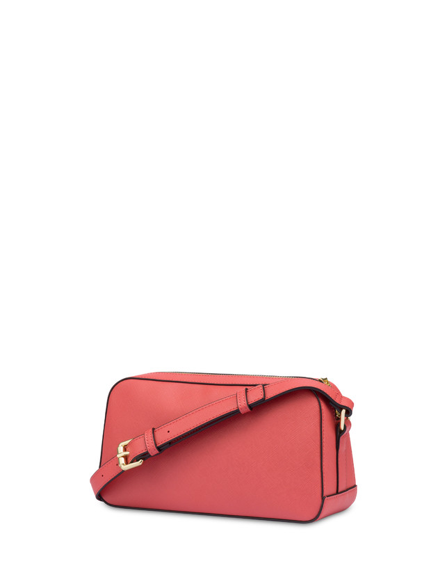 Pollini Borsa A Tracolla Con Maxi Lettering Safari Arancio Online