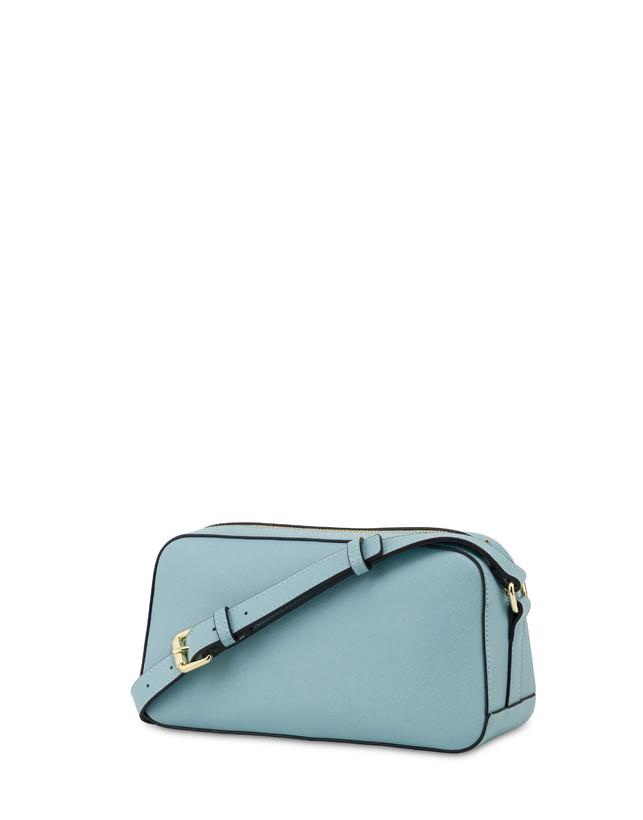 Pollini Borsa A Tracolla Con Maxi Lettering Safari Sky Outlet