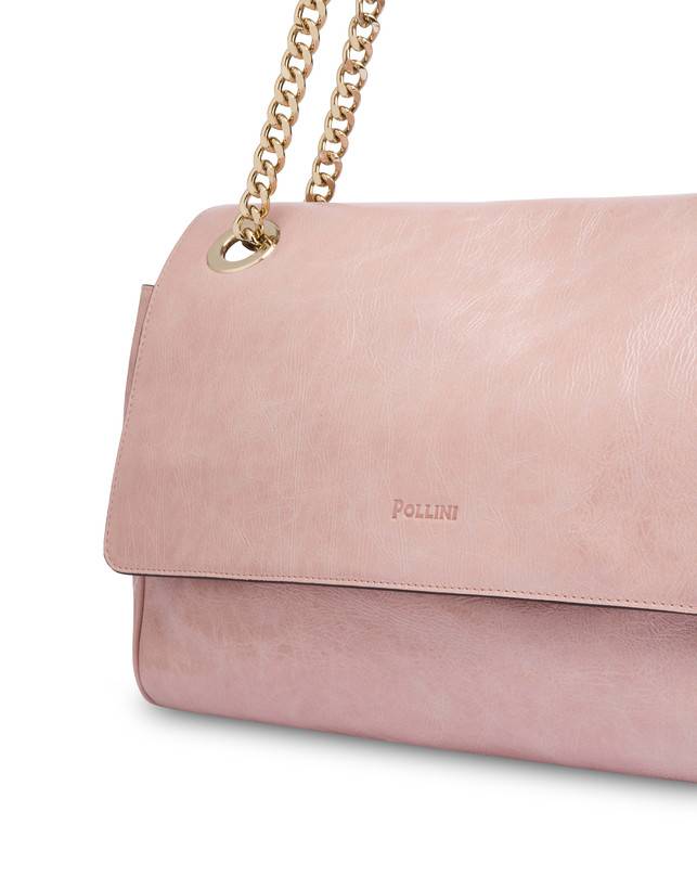 Pollini Borsa A Spalla Medium Softness Cipria Hotsell