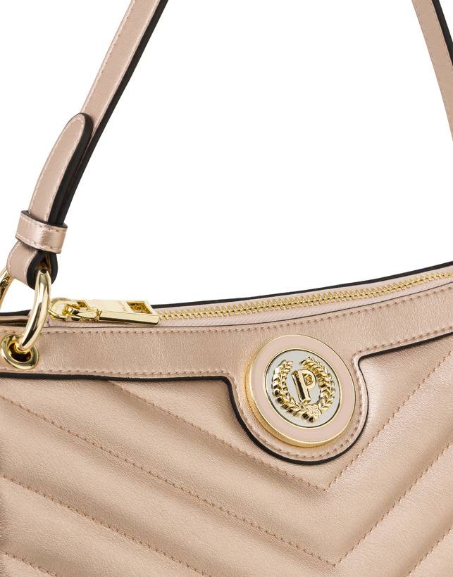 Pollini Borsa A Spalla Matelassé Sunbeam Rose Gold Acquista Ora