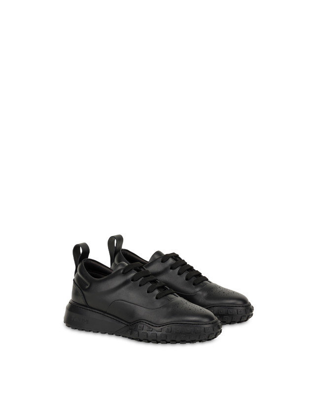 Pollini Sneakers In Vitello Runabout Saldi Di Fabbrica