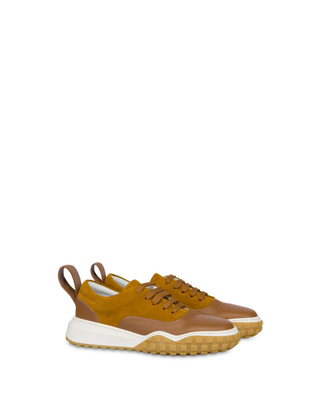 Pollini Sneakers In Crosta E Vitello Runabout I Più Venduti