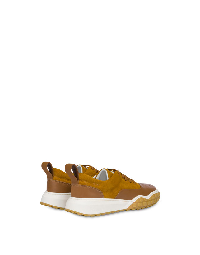 Pollini Sneakers In Crosta E Vitello Runabout I Più Venduti