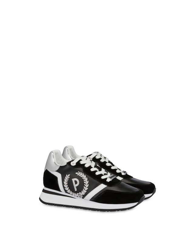 Pollini Sneakers Con Dettagli Laminati Speedy Nero/nero/bianco/argento Vendite Flash
