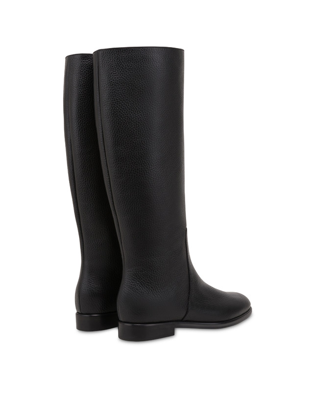 Pollini Stivale Flat In Vitello Core Moda