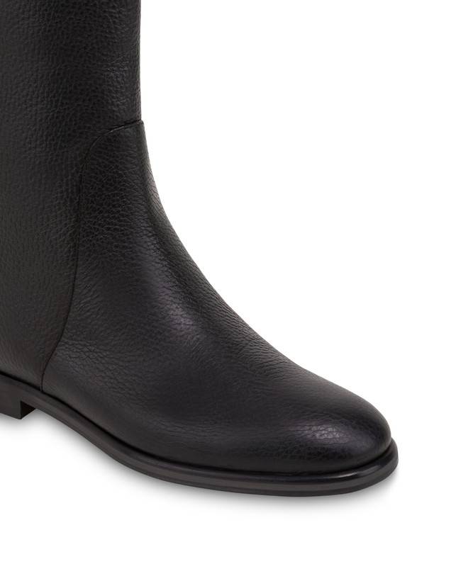 Pollini Stivale Flat In Vitello Core Moda