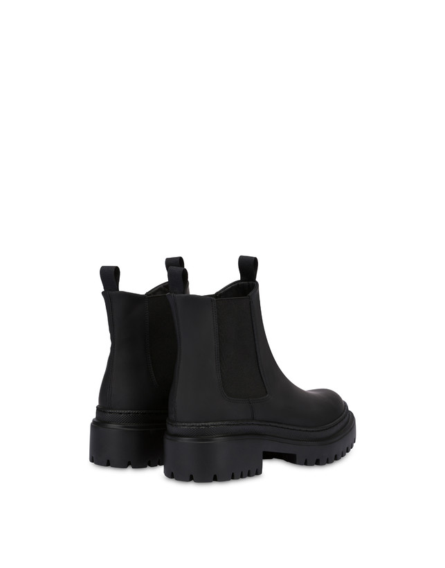 Pollini Beatles In Vitello Rubber Winter Step Nero In Linea