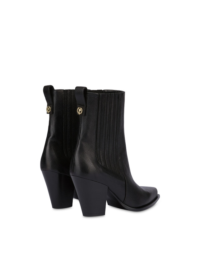 Pollini Stivaletti In Capra Madras Texas Flair Nero Soddisfazione Garantita