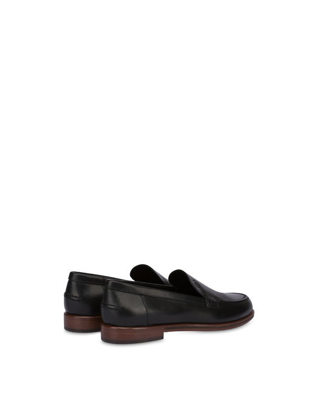 Pollini Mocassini In Vitello Oxford Nero Shopping Online