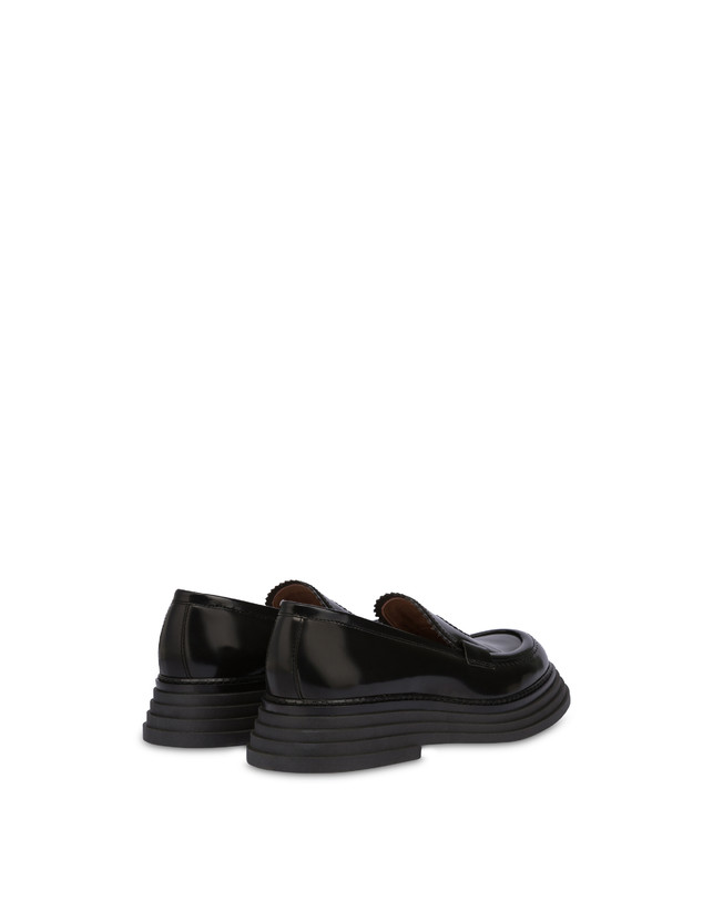 Pollini Mocassini In Vitello Abrasivato Stairway Nero Online