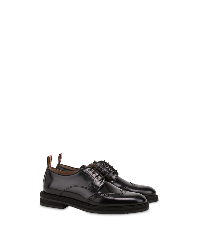 Pollini Derby In Vitello Abrasivato Mannish Nero Hotsell