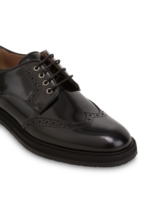 Pollini Derby In Vitello Abrasivato Mannish Nero Hotsell