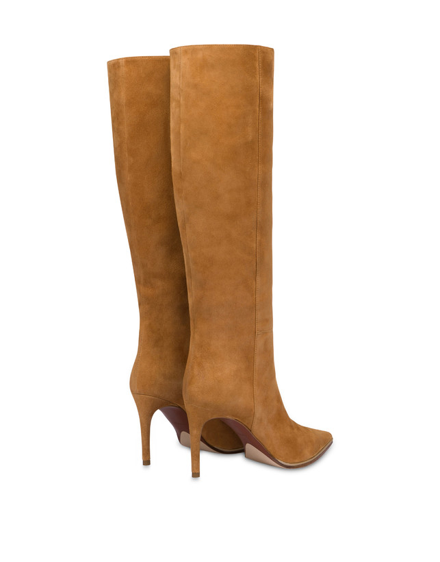 Pollini Stivale In Crosta Attitude Caramello In Linea