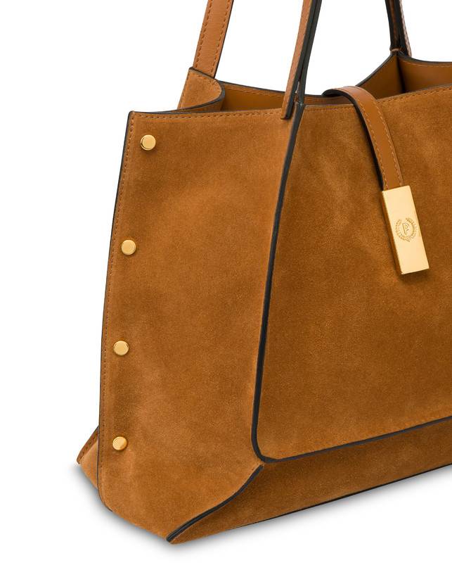 Pollini Shopper In Crosta Austin Small Promozione