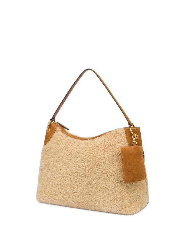 Pollini Hobo Bag In Montone E Crosta Anjia Pezzi Unici
