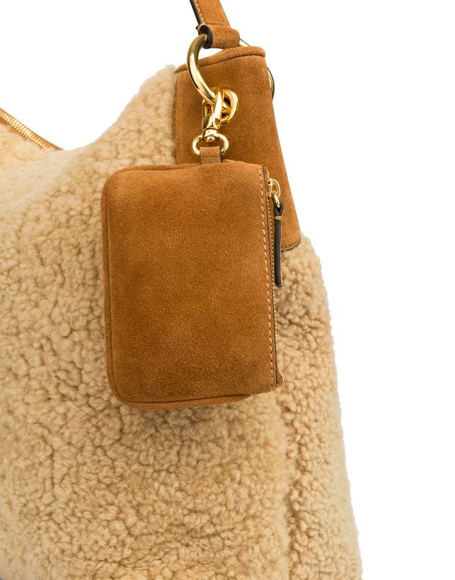 Pollini Hobo Bag In Montone E Crosta Anjia Pezzi Unici