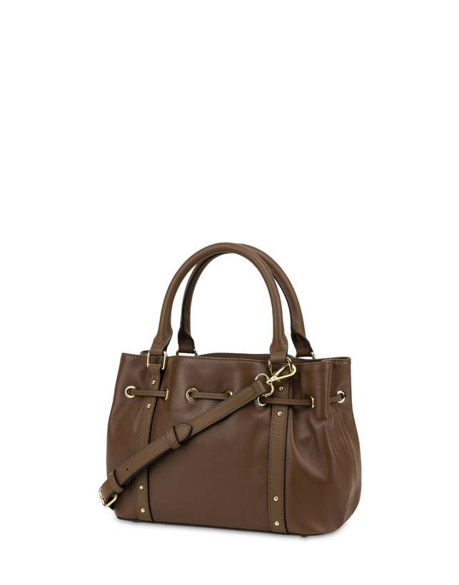 Pollini Piccola Borsa In Nappa Serena Marrone/marrone Sottocosto